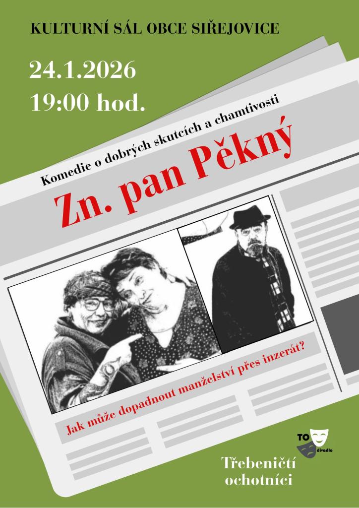 divadelní představení Třebenických ochotníků